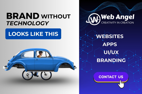 web angel home page pop up 